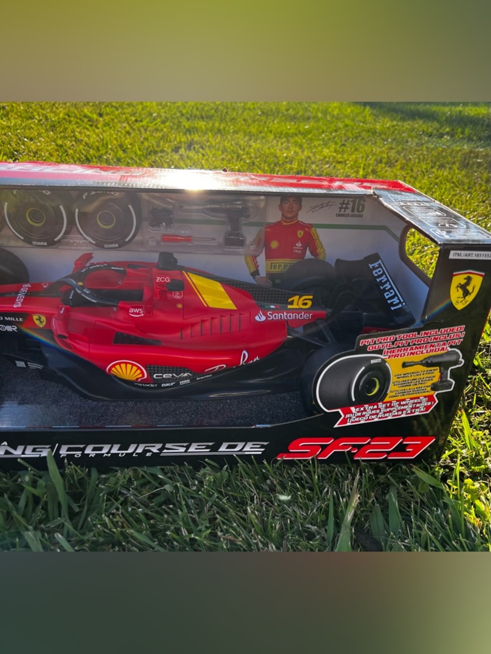 Ferrari Red RC Racing Car - Kids Remote Control Vehicle - Picture 2 of 8